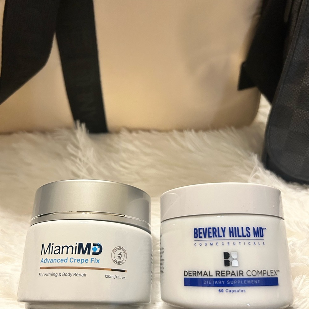 MiamiMD Advanced Crepe Fix Cream - Silver and White